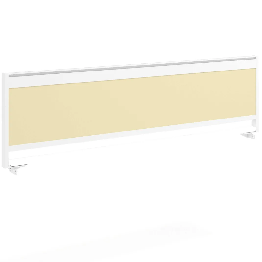 Separador de aluminio Wall para mesa multipuesto en melamina