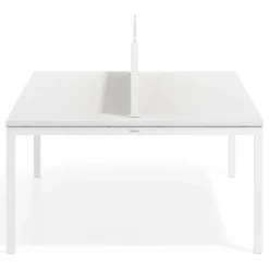 Separador de aluminio Wall para mesa doble coworking en melamina
