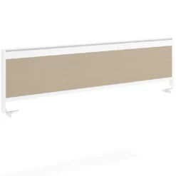 Separador de aluminio Wall para mesa multipuesto en melamina