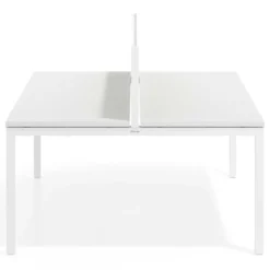 Separador de aluminio Wall para mesa multipuesto en melamina