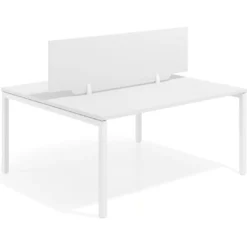 Separador mesa coworking Hover en melamina