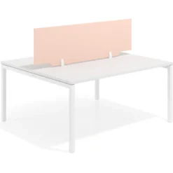 Separador mesa coworking Hover en melamina