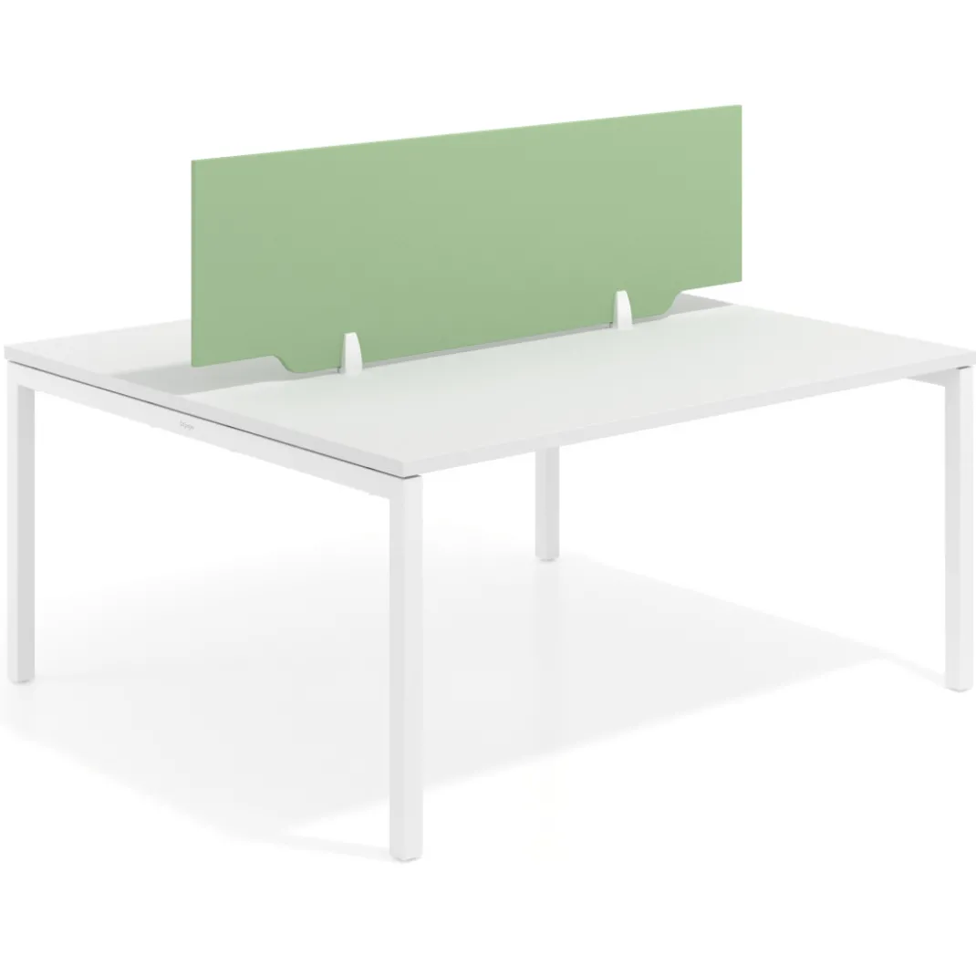 Separador mesa coworking Hover en melamina