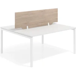 Separador mesa coworking Hover en melamina