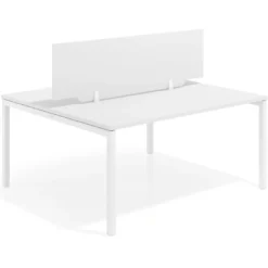 Separador mesa coworking Hover en melamina
