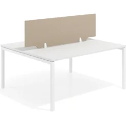 Separador mesa coworking Hover en melamina