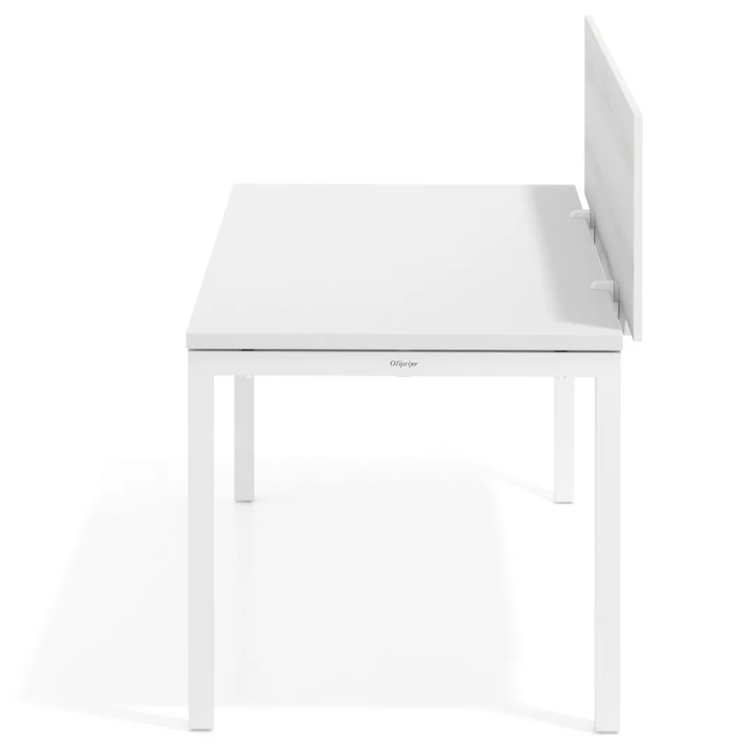 Separador mesa frontal Hover en melamina