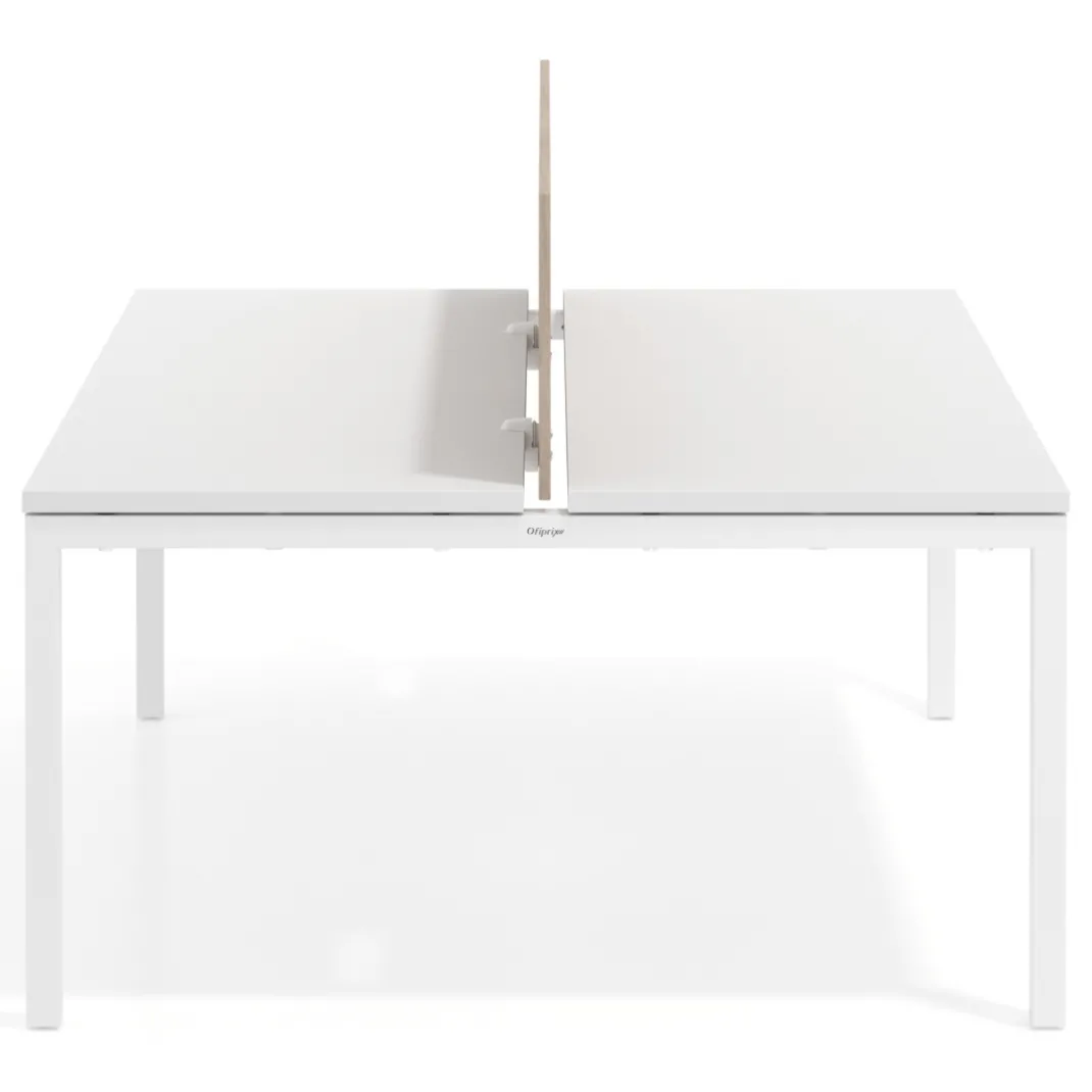Separador mesa multipuesto Hover en melamina