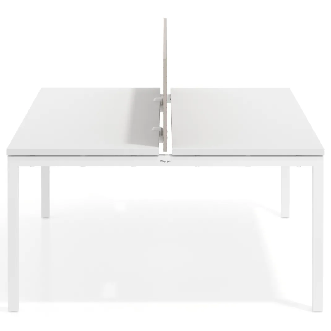 Separador mesa multipuesto Hover en melamina