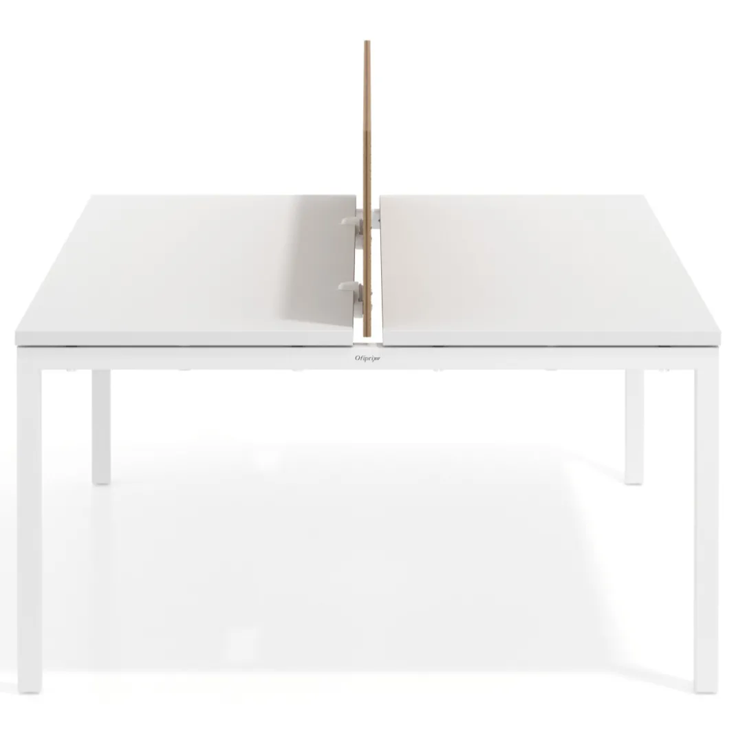 Separador mesa multipuesto Hover en melamina
