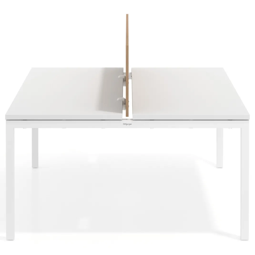 Separador mesa multipuesto Hover en melamina