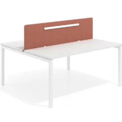 Separador mesa multipuesto Hover tapizado con guia de aluminio