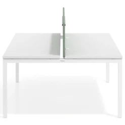 Separador mesa multipuesto Hover tapizado con guia de aluminio