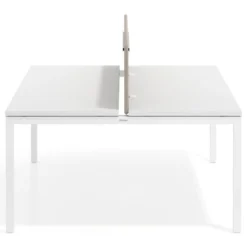 Separador mesa multipuesto Hover tapizado con guia de aluminio