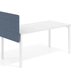 Separador para mesa individual lateral móvil tapizado PET