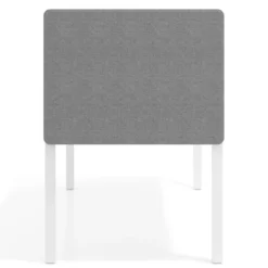 Separador para mesa individual lateral móvil tapizado PET