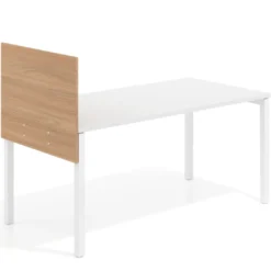 Separador para mesa individual lateral fijo en melamina