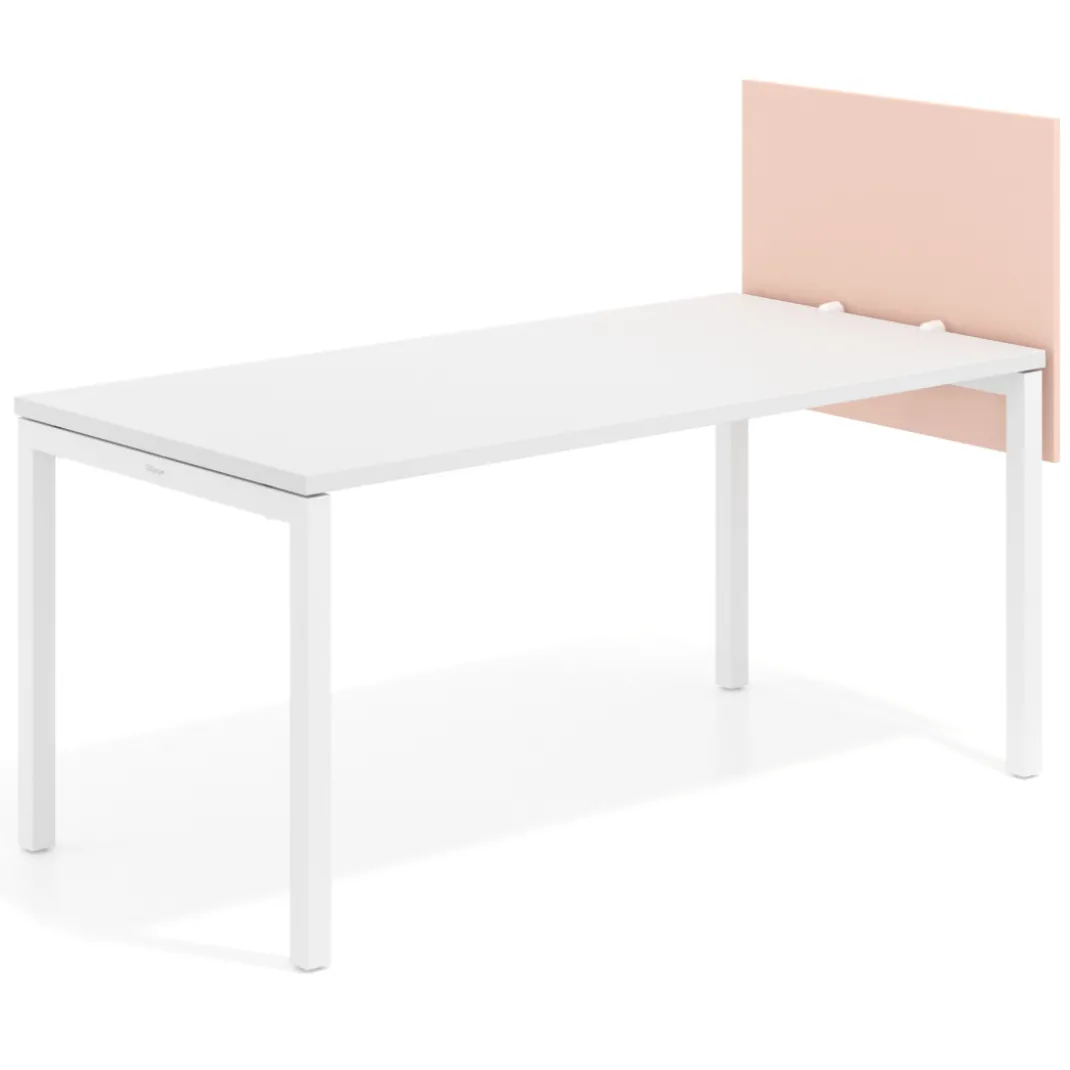 Separador para mesa individual lateral móvil en melamina