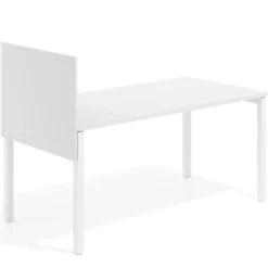 Separador para mesa individual lateral fijo en melamina