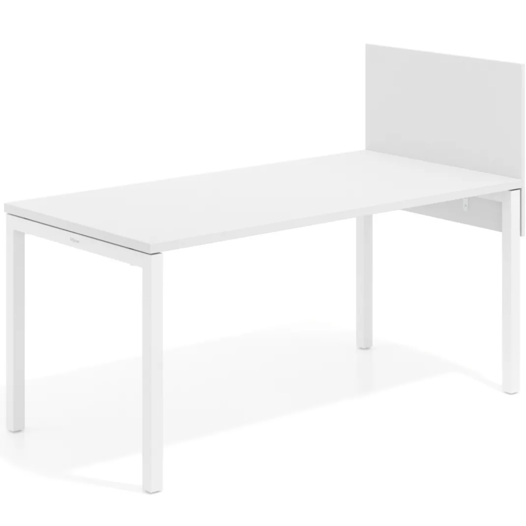 Separador para mesa individual lateral fijo en melamina