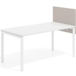 Separador para mesa individual lateral fijo en melamina