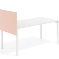 Separador para mesa individual lateral fijo en melamina