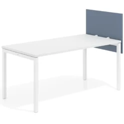 Separador para mesa individual lateral móvil en melamina