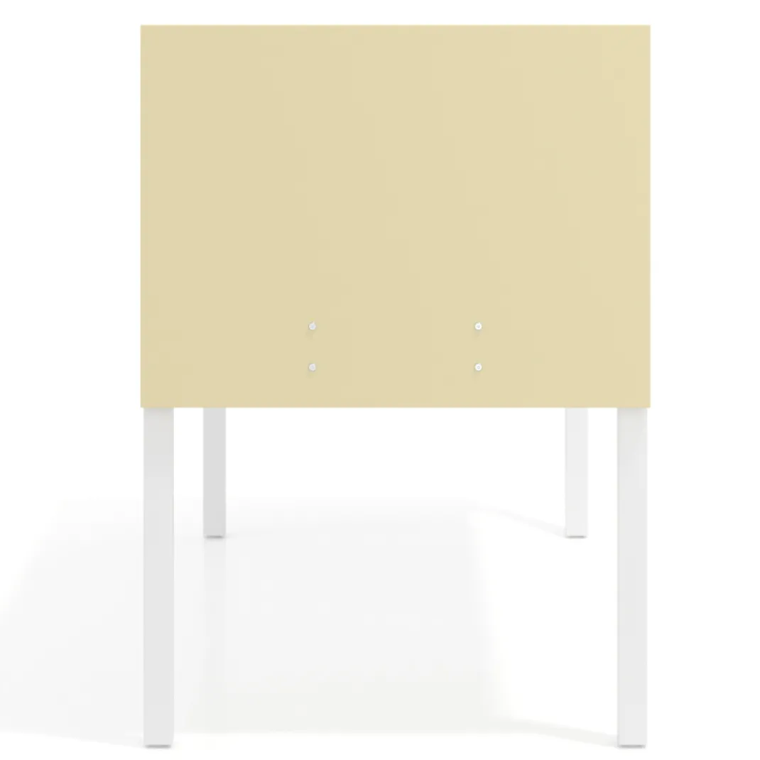 Separador para mesa individual lateral fijo en melamina