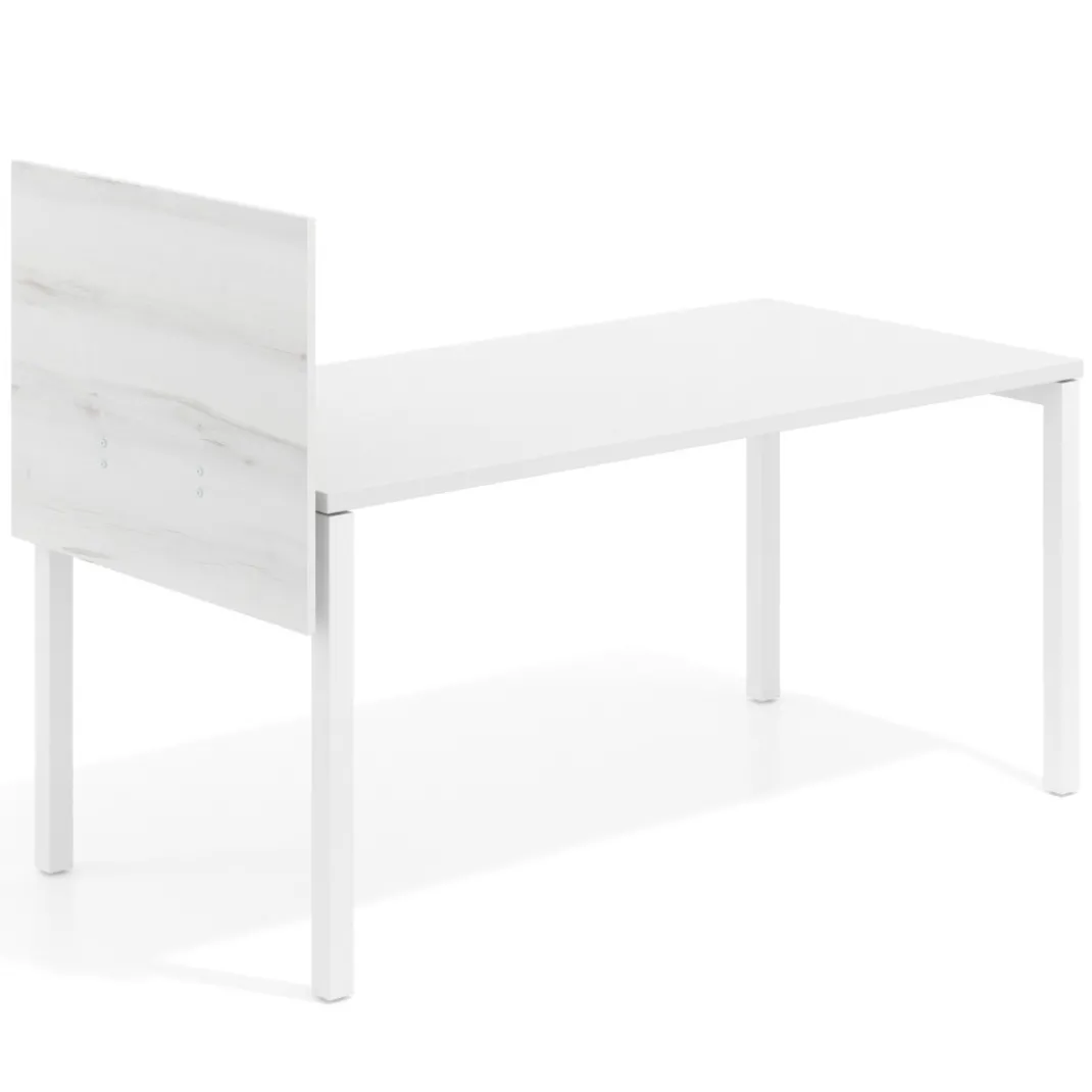 Separador para mesa individual lateral móvil en melamina