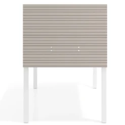 Separador para mesa individual lateral móvil en melamina