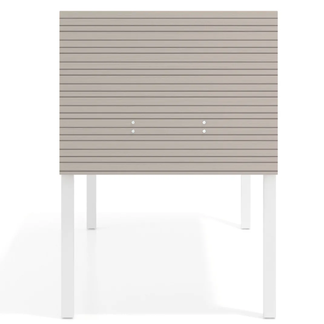 Separador para mesa individual lateral móvil en melamina