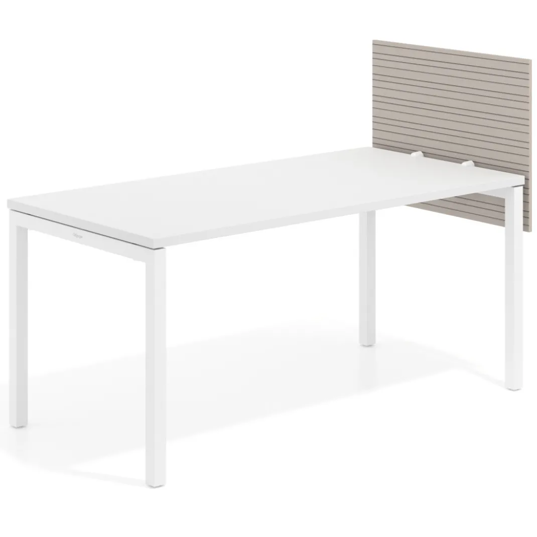 Separador para mesa individual lateral móvil en melamina