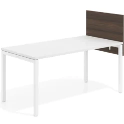 Separador para mesa individual lateral fijo en melamina