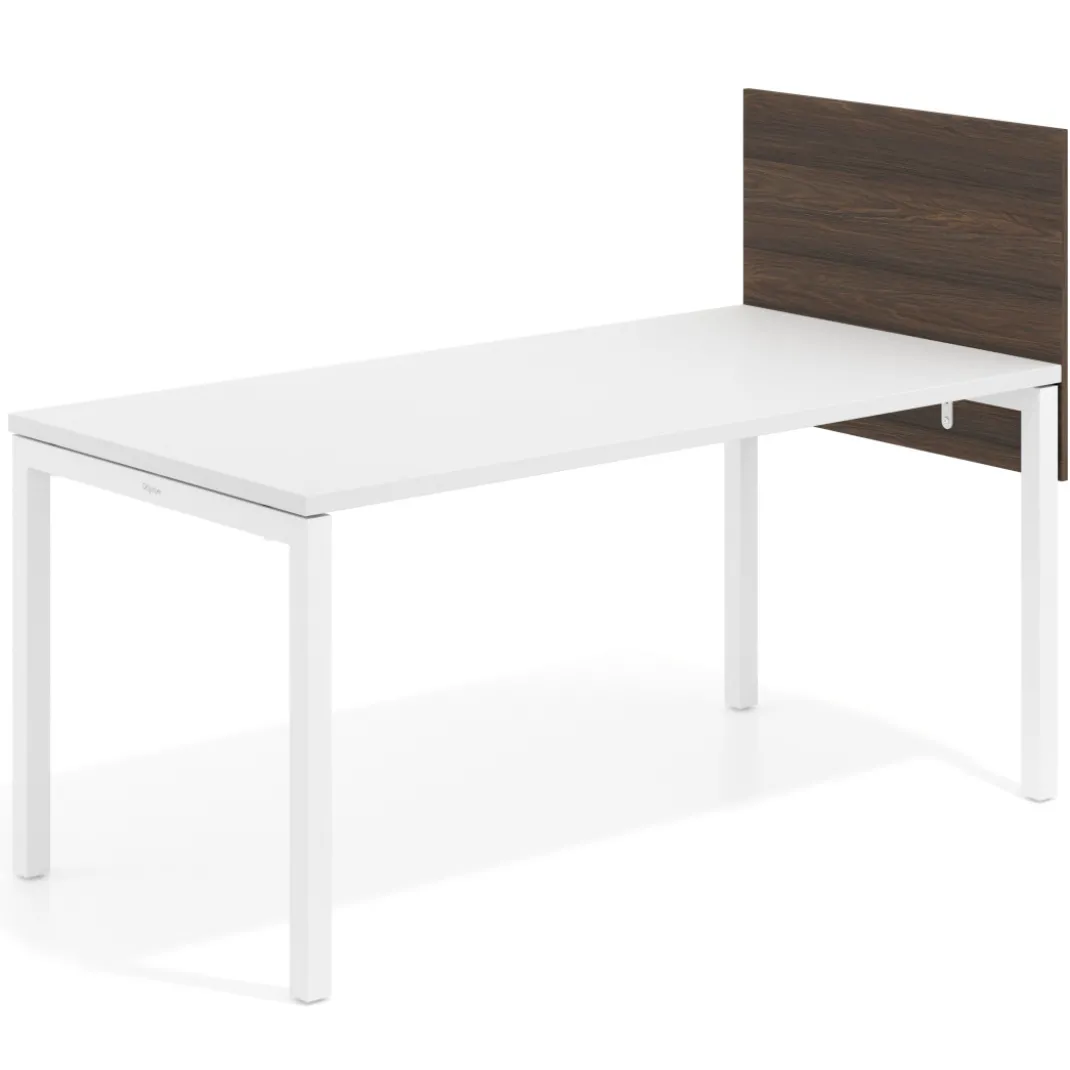 Separador para mesa individual lateral fijo en melamina