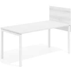 Separador para mesa individual lateral fijo en melamina