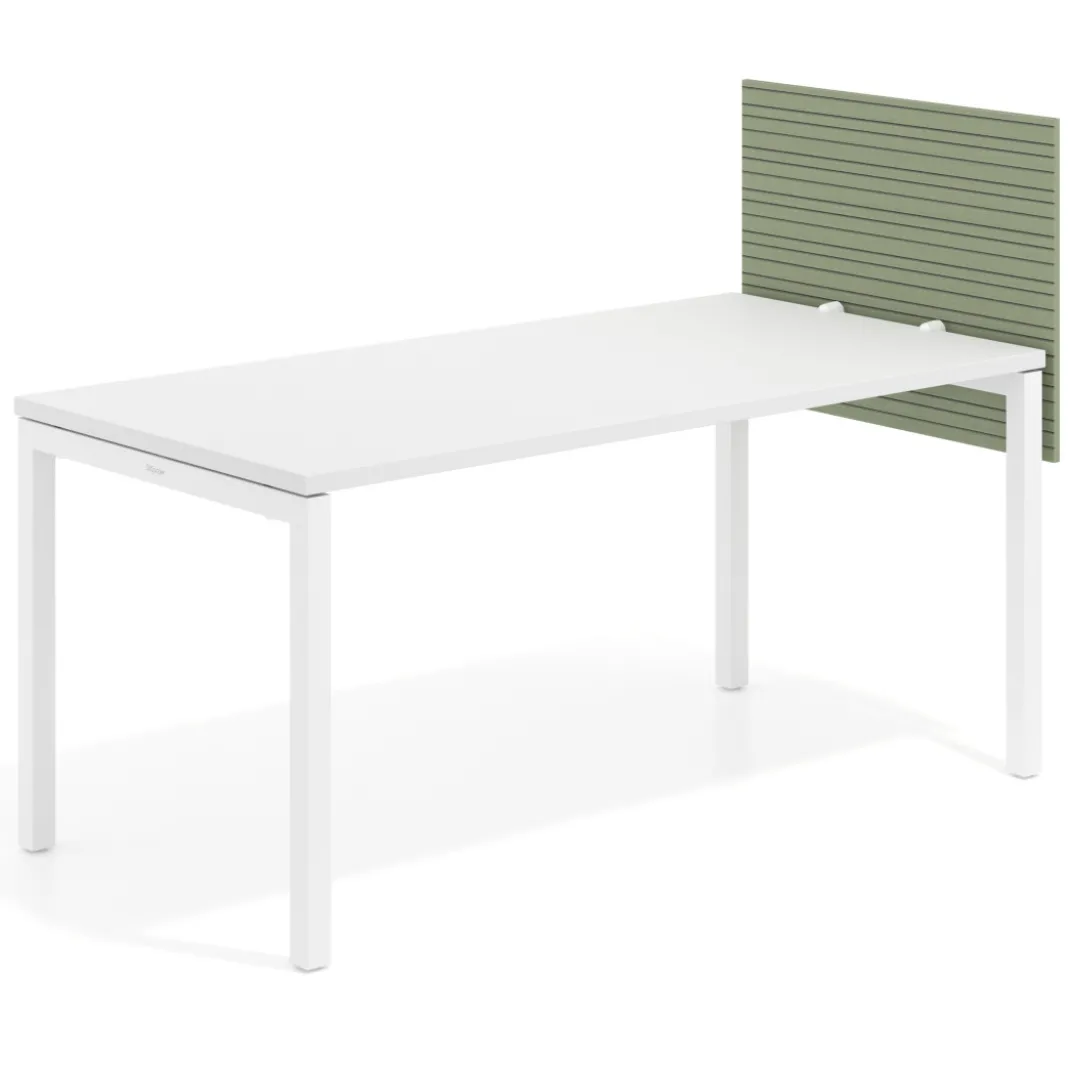 Separador para mesa individual lateral móvil en melamina