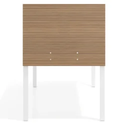 Separador para mesa individual lateral fijo en melamina