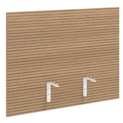 Separador para mesa individual lateral fijo en melamina