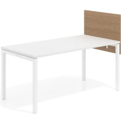 Separador para mesa individual lateral fijo en melamina