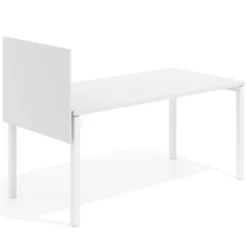 Separador para mesa individual lateral móvil en melamina