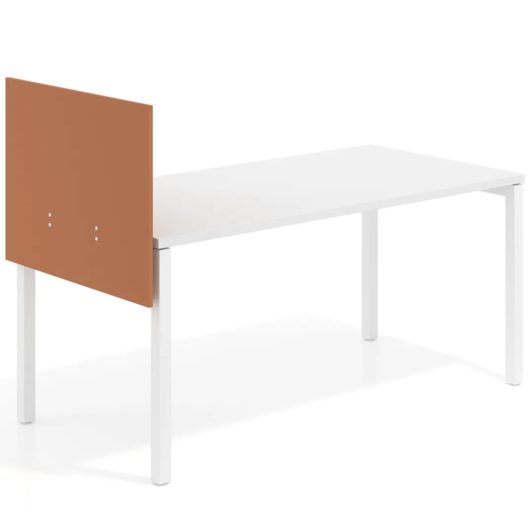 Separador para mesa individual lateral móvil en melamina