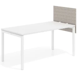 Separador para mesa individual lateral móvil en melamina
