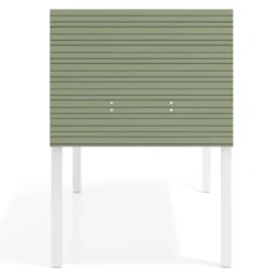 Separador para mesa individual lateral móvil en melamina