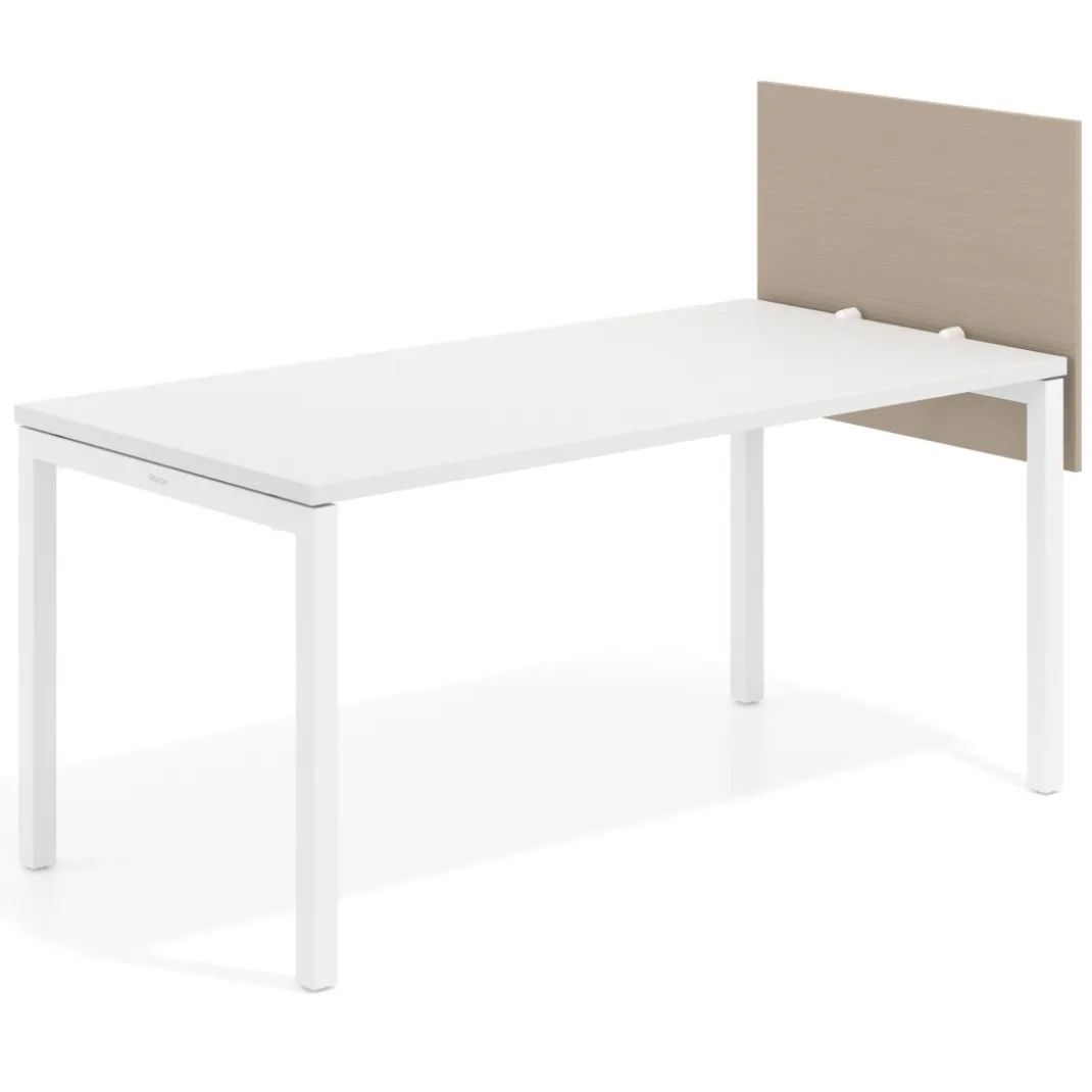 Separador para mesa individual lateral móvil en melamina