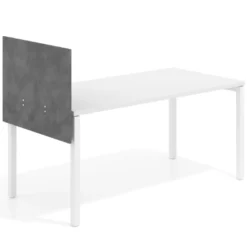 Separador para mesa individual lateral móvil en melamina