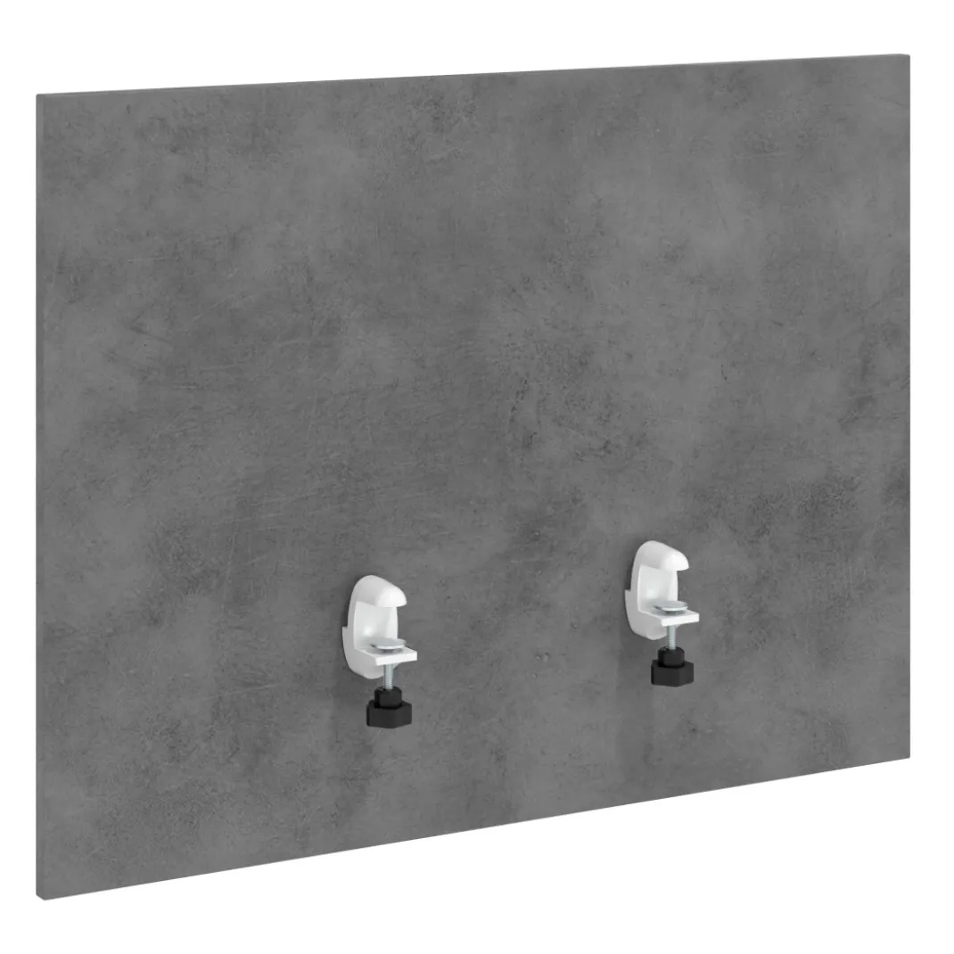 Separador para mesa individual lateral móvil en melamina