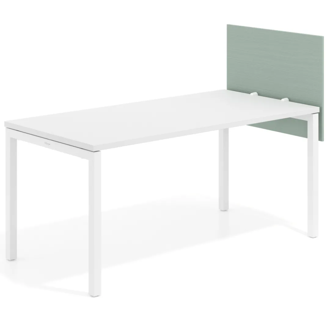 Separador para mesa individual lateral móvil en melamina