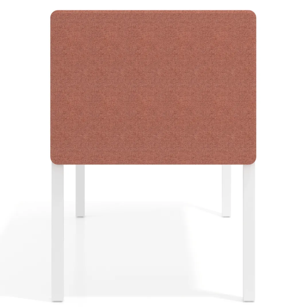 Separador para mesa individual lateral fijo tapizado PET