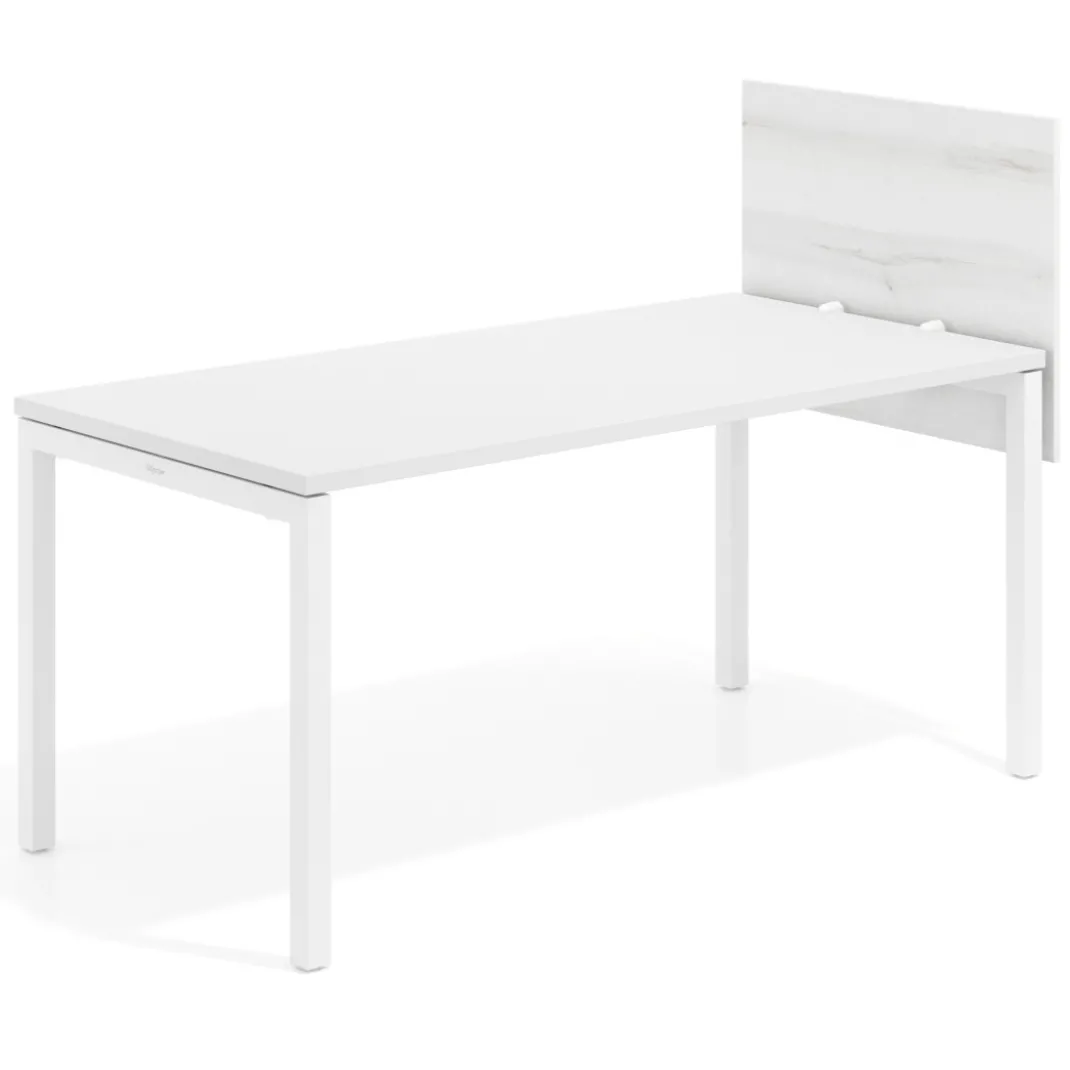 Separador para mesa individual lateral móvil en melamina