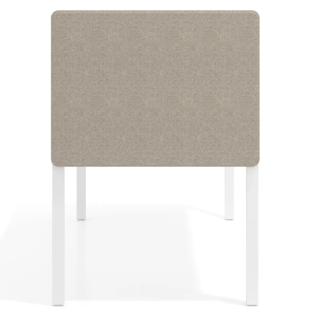 Separador para mesa individual lateral fijo tapizado PET